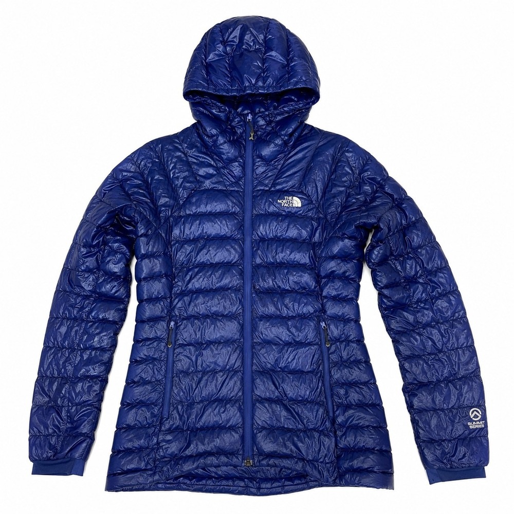 The North Face Summit Series Hooded Downโ Puffer Jacket Blue Women's S Read